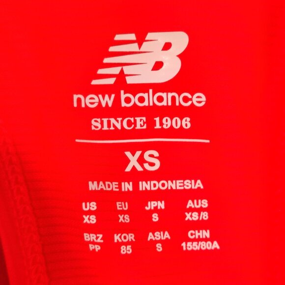 New Balance salmon pink racer back athletic tank top women's size XS - Picture 5 of 8